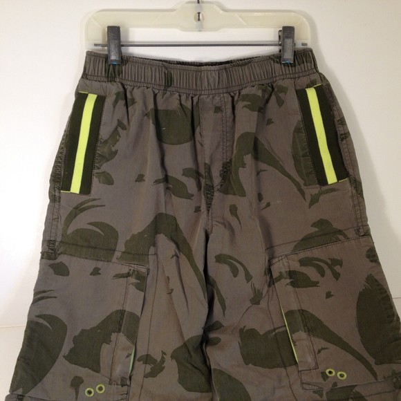 Mossimo Cargo Supply Camo Pants Elastic Waist 25-28 / 26  Converts to Shorts - Picture 4 of 10